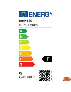 Ampoule à Puce Muvit 8,5 W E27 2700 K 6500 K 800 lm Wi-Fi LED Blanc 2
