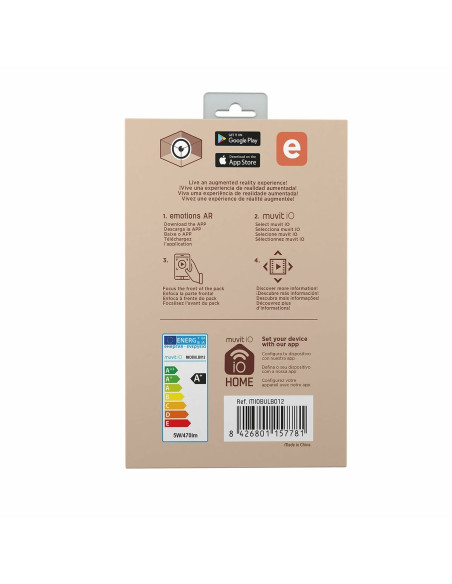 Ampoule à Puce Muvit iO 5 W E27 1800 K 2700 K 480 Lm Wi-Fi