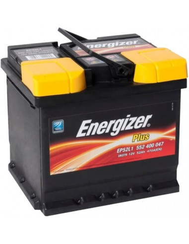 Batterie Energizer Plus 52Ah/470A...