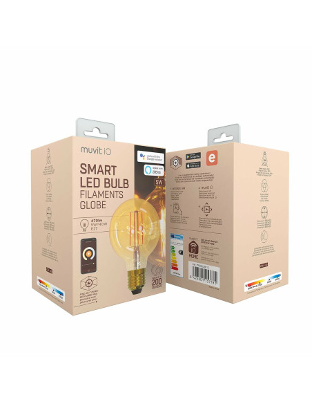 Ampoule à Puce Muvit iO 5 W E27 1800 K 2700 K 480 Lm Wi-Fi