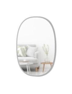 Miroir ovale HUB couleur gris umbra