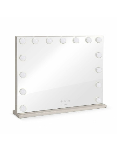 Miroir Grossissant Livoo DOS207 Blanc Miroir