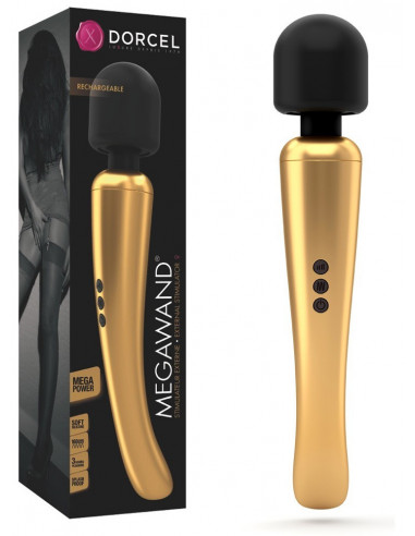Vibromasseur Rechargeable Megawand Gold