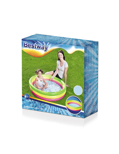 Pataugeoire gonflable pour enfants Bestway 211 L 102 x 25 cm