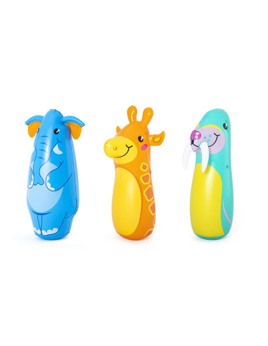 Sac de boxe gonflable pour enfants Bestway animaux 89 cm