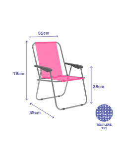 Chaise Pliante Marbueno 59 x 75 x 51 cm 2