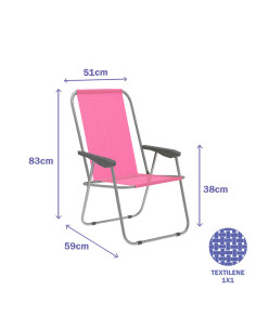 Chaise Pliante Marbueno 59 x 83 x 51 cm 2