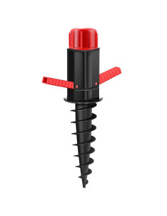 Marbueno Parasol Plastique Noir 37x6x6 cm Plage et Jardin 10505