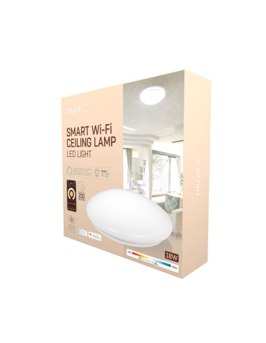Suspension muvit iO iO Blanc Métal Wi-Fi (2700 K) (6500 K)
