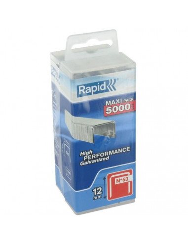 RAPID 5000 agrafes n53 Rapid Agraf 12mm