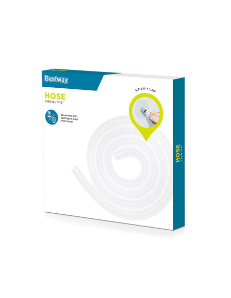 Bestway Tuyau Filtration 3M D3,2 cm Piscine et Jardin 58369