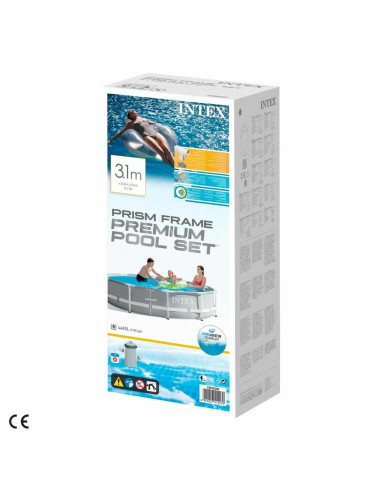 Piscine Démontable Intex Prism Frame 4485 L Ronde 305 x 76 cm