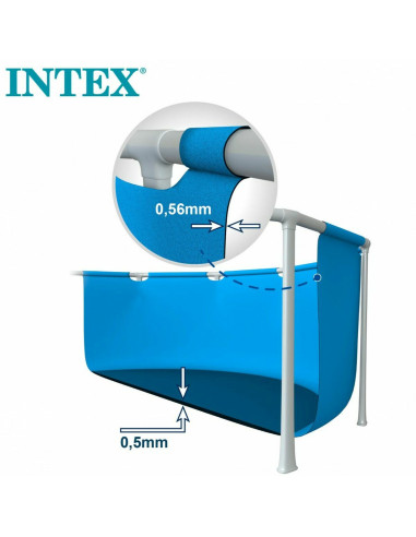 Piscine Démontable Intex Frame 7127 L Rectangulaire 450 X 220 X 84 CM