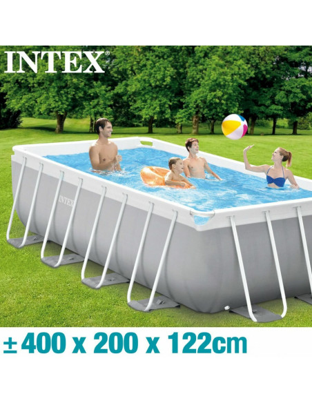 Piscine Démontable Intex 8.418 l Rectangulaire 400 x 200 x 122 cm