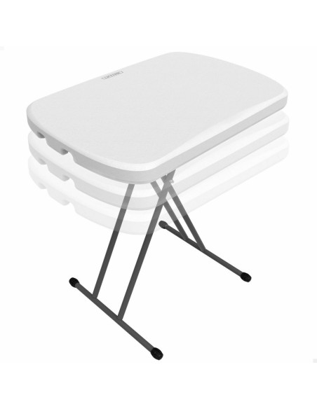 Table Piable Lifetime 66 x 71 x 46 cm Blanc Acier HDPE