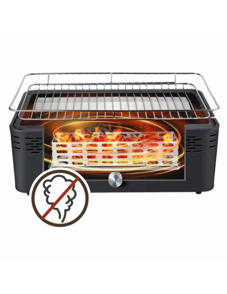 Barbecue Charbon de Bois sans Fumée Portable Aktive 45 x 19 x 28 cm