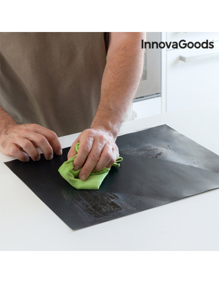 Tapis de Cuisson pour Four et Barbecue InnovaGoods 2 Unités