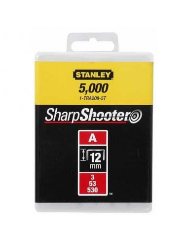 STANLEY Agrafes 12mm type A 1000 pieces