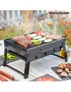 Barbecue Pliable Portatif à Charbon BearBQ InnovaGoods