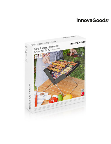 Mini-barbecue Pliable Portable pour Charbon Foldecue InnovaGoods