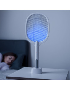 Raquette Anti-insectes Rechargeable 2 en 1 avec Lumière UV Elecfly InnovaGoods 2
