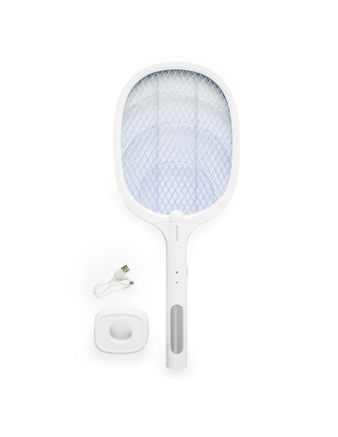 Raquette Anti-insectes Rechargeable 2 en 1 avec Lumière UV Elecfly InnovaGoods