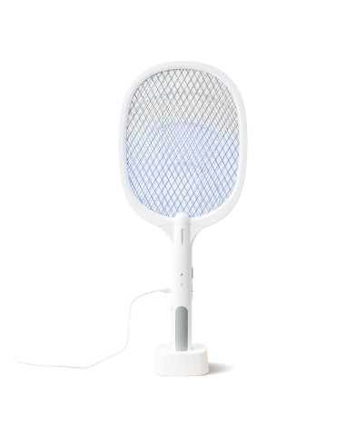 Raquette Anti-insectes Rechargeable 2 en 1 avec Lumière UV Elecfly InnovaGoods