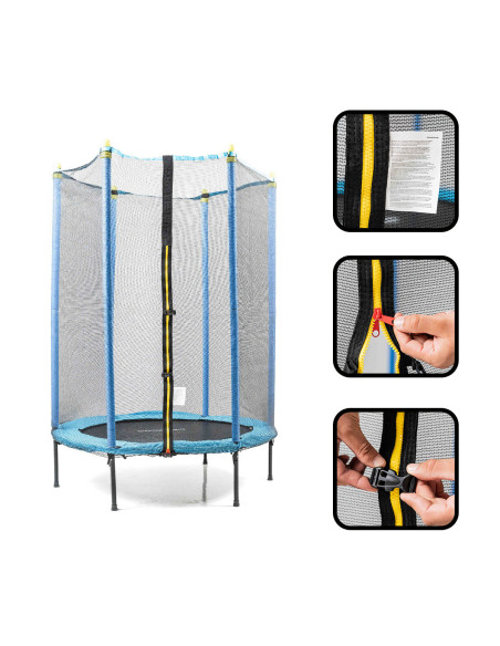 Trampoline pour Enfants avec Filet de Sécurité Zuply InnovaGoods