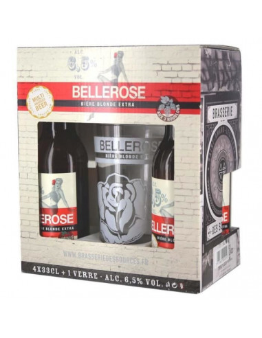 BELLEROSE Coffret de 4 bieres 1...