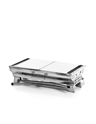Barbecue au Charbon de Bois Pliable en Acier Inoxydable ExelQ InnovaGoods