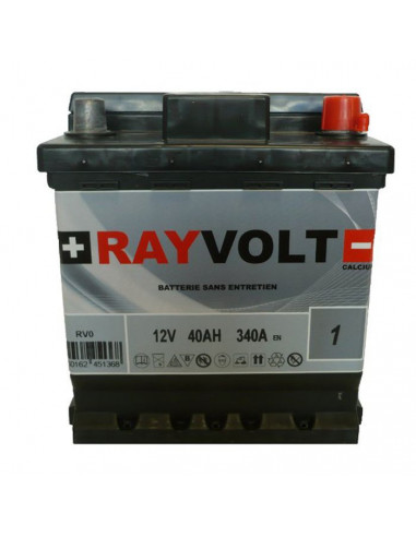 Batterie auto RAYVOLT RV0 40AH 340A