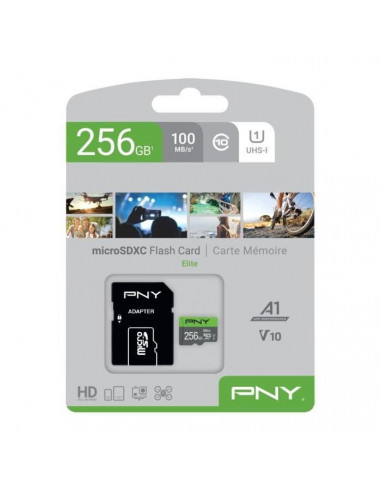PNY Carte mémoire MicroSDx 256Go Elite