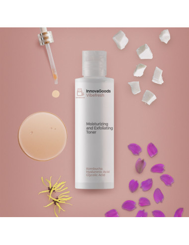 Tonique Hydratant et Exfoliant pour le Visage Kombucha Vibefresh InnovaGoods 150 ml
