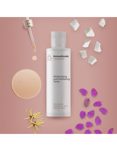 Tonique Hydratant et Exfoliant pour le Visage Kombucha Vibefresh InnovaGoods 150 ml