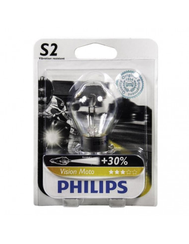 Ampoules Moto Premium Philips 1 S2