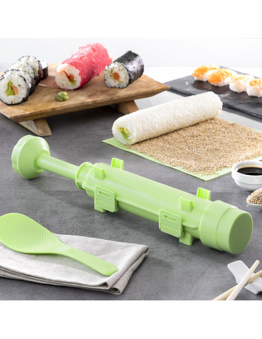 Set de sushi avec recettes Suzooka InnovaGoods 3 Pièces