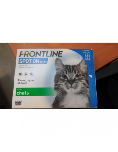 FRONTLINE 6 pipettes Spot On Pour chat