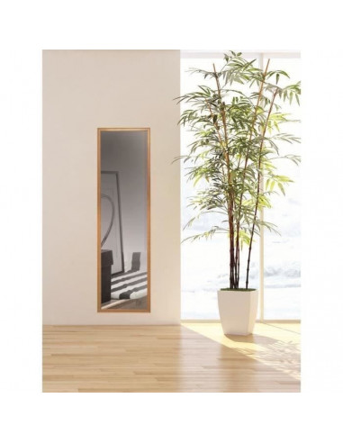 Miroir 30x120 décor bois naturel