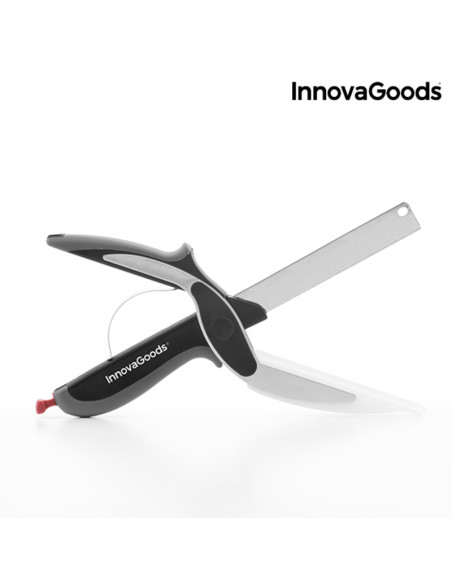 Couteau-Ciseau avec Mini Planche à Découper Intégrée Scible InnovaGoods
