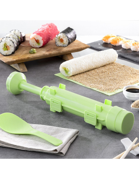 Set de sushi avec recettes Suzooka InnovaGoods 3 Pièces