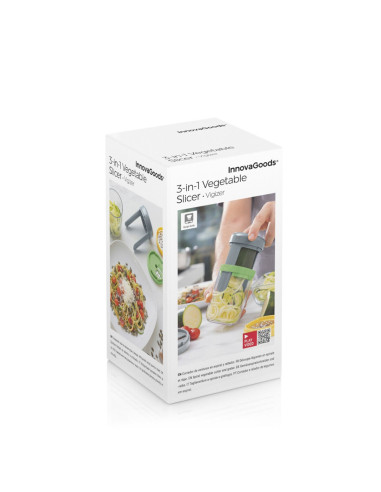 Coupe-légumes en Spirale et Râpe à Légumes avec Recettes Vigizer InnovaGoods