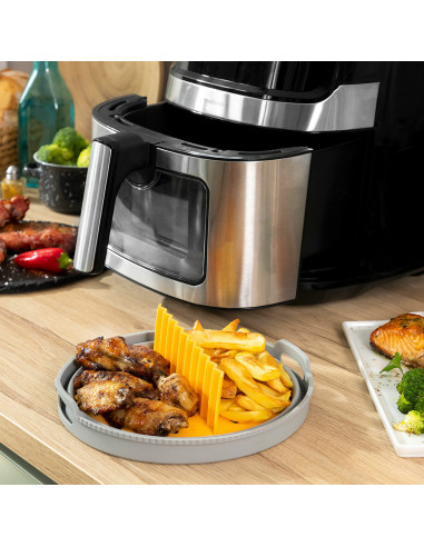 Panier en Silicone Pliable pour Friteuses à Air Fliynner InnovaGoods