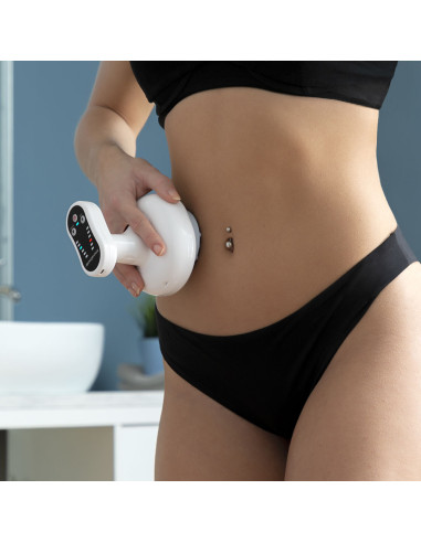 Appareil de Massage Anticellulite par Aspiration et Chaleur, Rechargeable Cellout InnovaGoods