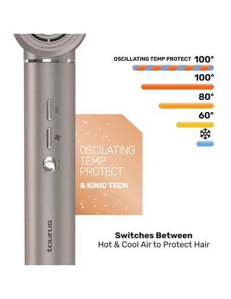 Brosse à coiffer Taurus AIRWAVE DIGITAL PRO 1200 W