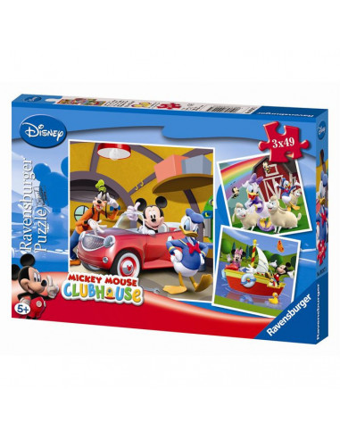 MICKEY MOUSE Puzzle Mickey 3x49 pcs...