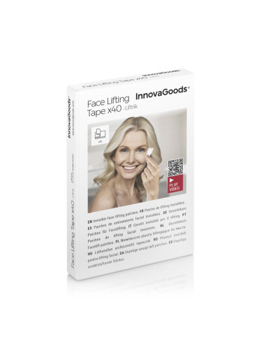 Patchs de Lifting Facial Adhésifs Invisibles Liftrik InnovaGoods 40 Unités