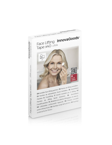 Patchs de Lifting Facial Adhésifs Invisibles Liftrik InnovaGoods 40 Unités