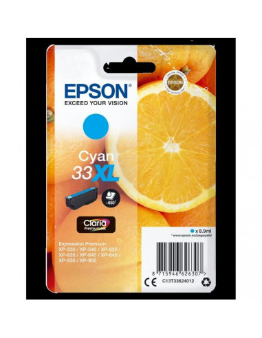 EPSON Cartouche T3362 Oranges Cyan XL