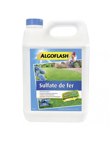 ALGOFLASH Sulfate de fer liquide 5 L