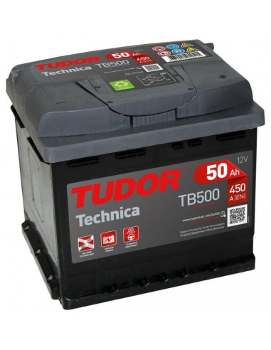 Batterie Tudor Technica 50Ah/450A...